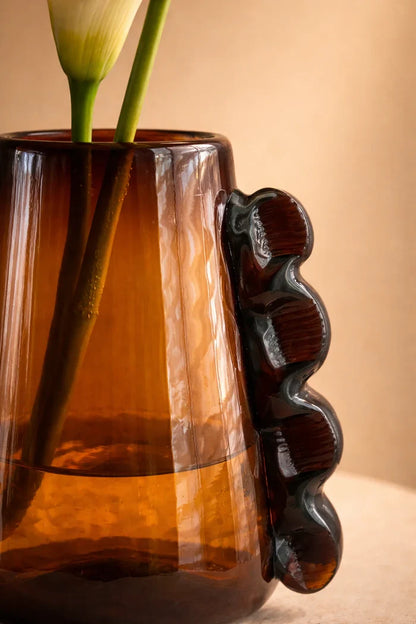 BETTA VASE AMBER