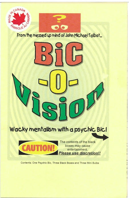 Bic-O-Vision by John Talbot