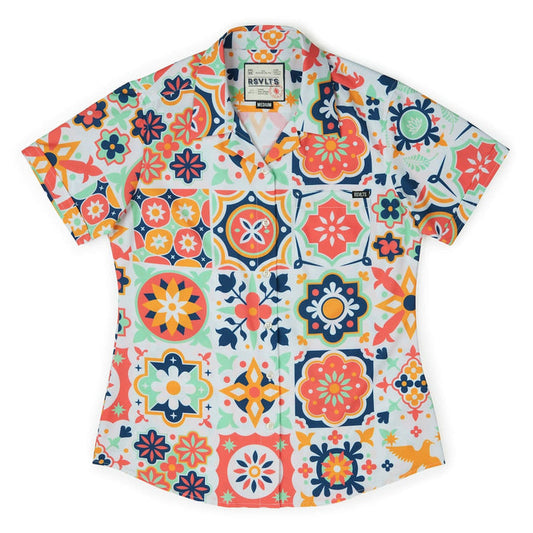 RSVLTS XS RSVLTS Women's Short Sleeve Shirt BIG Talavera – Women's KUNUFLEX Short Sleeve Shirt BIG Talavera – Women's KUNUFLEX Short Sleeve Shirt