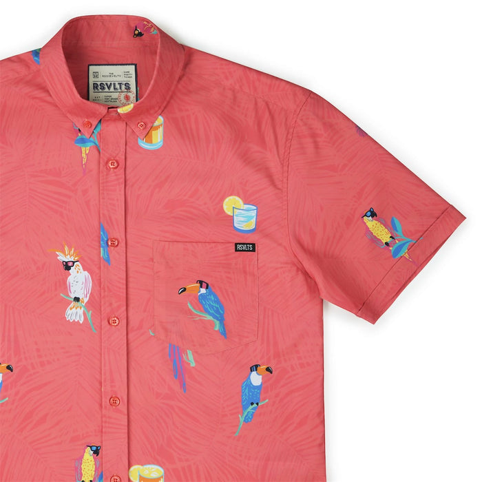 RSVLTS XS RSVLTS Short Sleeve Shirt BIG Tropical Flocktails – KUNUFLEX Short Sleeve Shirt BIG Tropical Flocktails – KUNUFLEX Short Sleeve Shirt