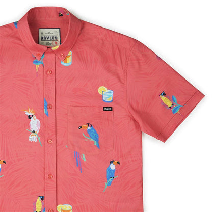 RSVLTS XS RSVLTS Short Sleeve Shirt BIG Tropical Flocktails – KUNUFLEX Short Sleeve Shirt BIG Tropical Flocktails – KUNUFLEX Short Sleeve Shirt