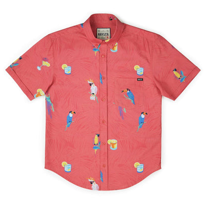 RSVLTS RSVLTS Short Sleeve Shirt BIG Tropical Flocktails – KUNUFLEX Short Sleeve Shirt BIG Tropical Flocktails – KUNUFLEX Short Sleeve Shirt