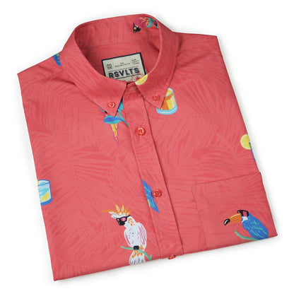 RSVLTS RSVLTS Short Sleeve Shirt BIG Tropical Flocktails – KUNUFLEX Short Sleeve Shirt BIG Tropical Flocktails – KUNUFLEX Short Sleeve Shirt