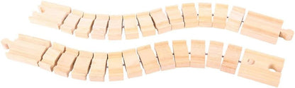 Bigjigs ‎BJT164 Rail Wooden Crazy Track Pack Of 2