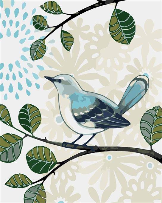 Bird Happiness Paint By Numbers Kit