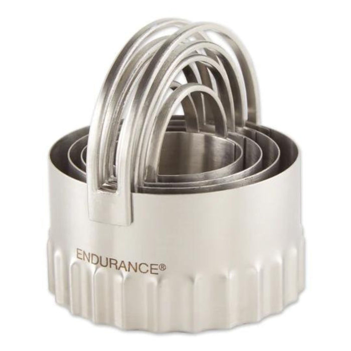 rippled biscuit cutter set