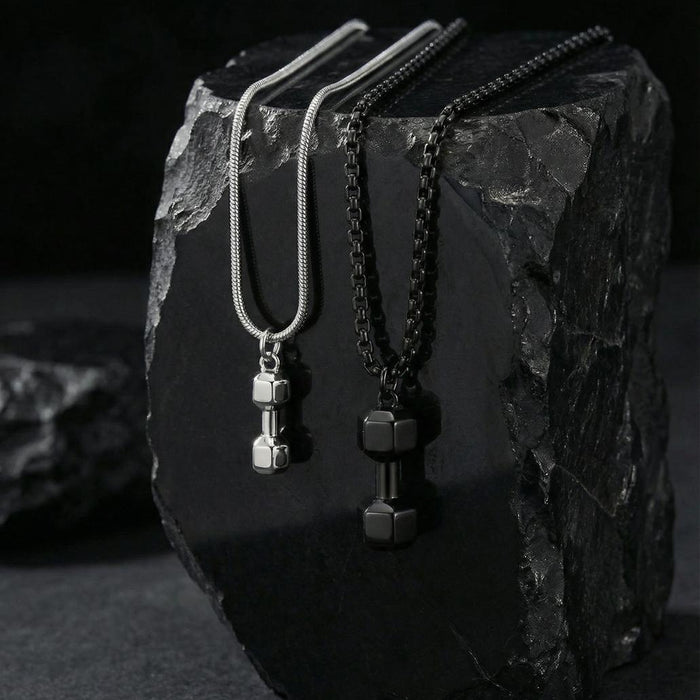Black Gym Necklace