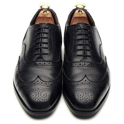 Black Leather Oxford Brogues UK 7