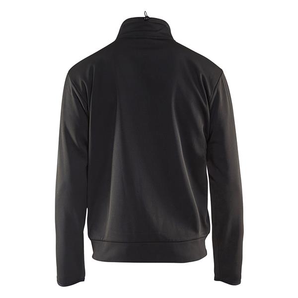 Blaklader Full Zip Sweatshirt - Black/Red