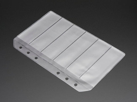 Blank SMT Storage Pages for 6 strips of 24mm Tape - 5 Pages by The Pi Hut - The Pi Hut