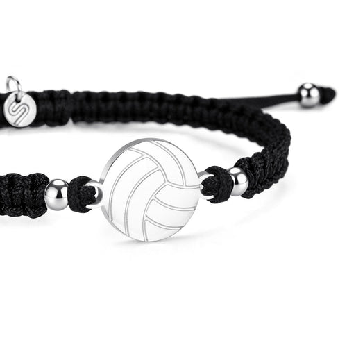 Block Volleyball Braided Bracelet