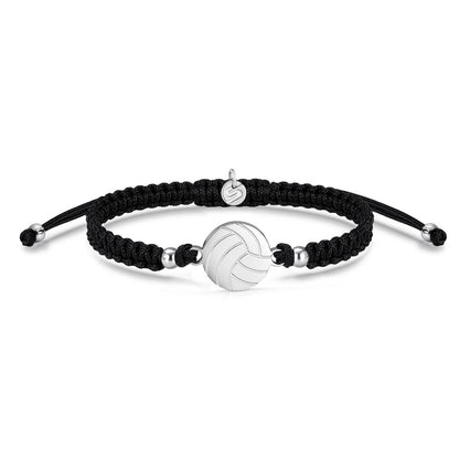 Block Volleyball Braided Bracelet