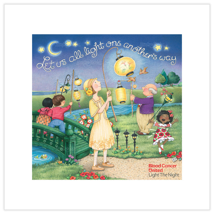 Blood Cancer United Light Anothers Way Fine Art Print