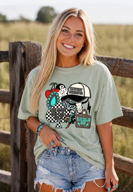 Blue Collar Brat Graphic Tee