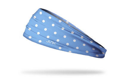 Blue Polka Dots Big Bang Lite Headband - View 1