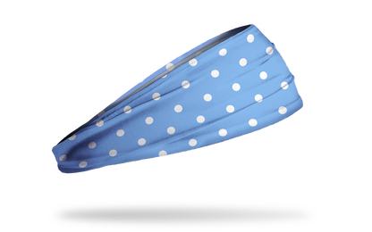 Blue Polka Dots Big Bang Lite Headband - View 2