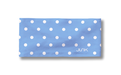 Blue Polka Dots Big Bang Lite Headband - View 3