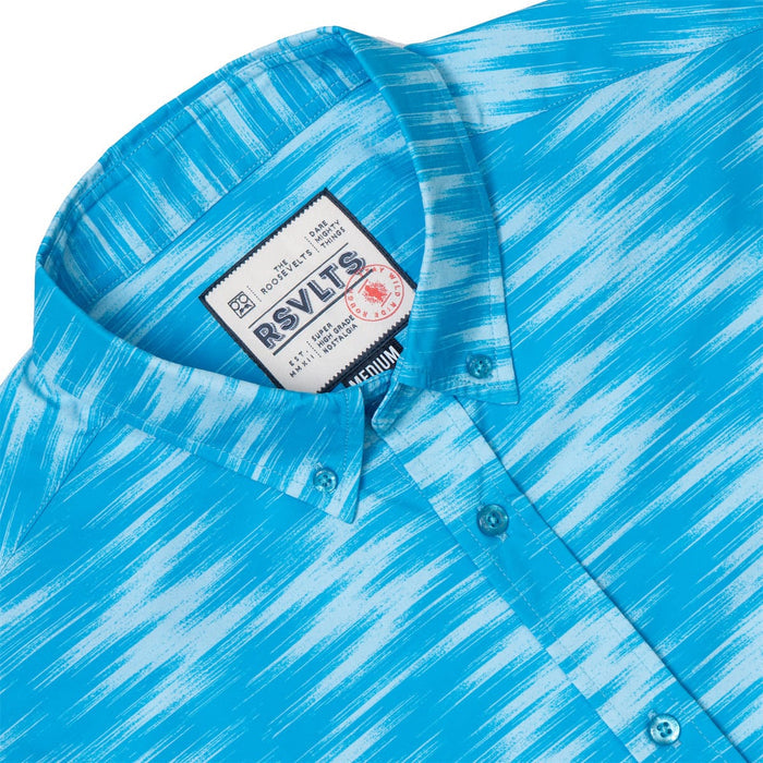 RSVLTS RSVLTS Short Sleeve Shirt Blue Zags – KUNUFLEX Short Sleeve Shirt Blue Zags – KUNUFLEX Short Sleeve Shirt