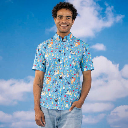 RSVLTS RSVLTS Bluey Series 2 "Beach Day" _ KUNUFLEX Short Sleeve Shirt