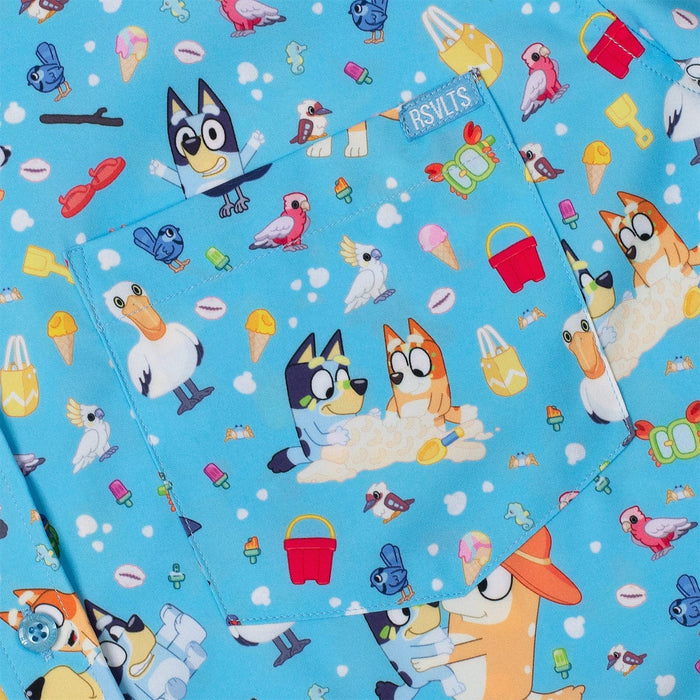 RSVLTS RSVLTS Bluey Series 2 "Beach Day" _ KUNUFLEX Short Sleeve Shirt