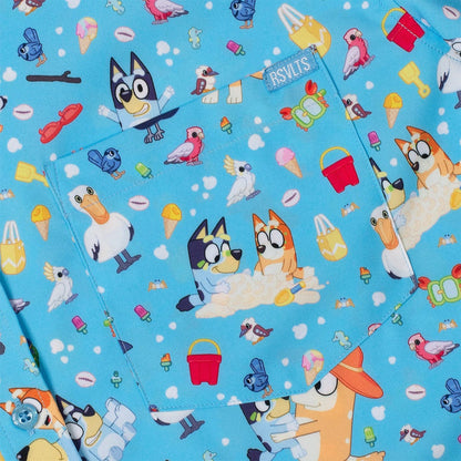 RSVLTS RSVLTS Bluey Series 2 "Beach Day" _ KUNUFLEX Short Sleeve Shirt