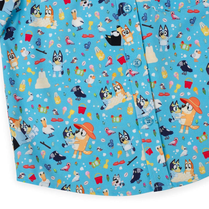 Bluey "Beach Day" _ Preschooler KUNUFLEX Short Sleeve Shirt RSVLTS