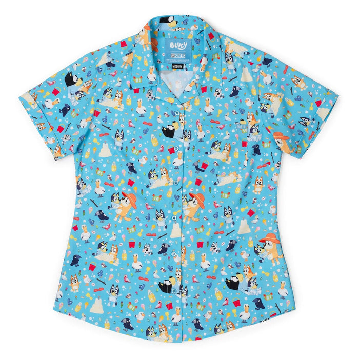 RSVLTS XS RSVLTS Bluey Series 2 "Beach Day" _  Women's KUNUFLEX Short Sleeve Shirt
