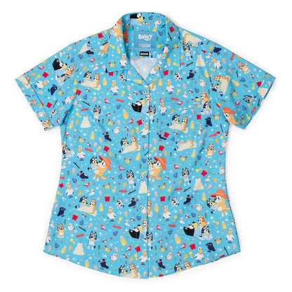 RSVLTS XS RSVLTS Bluey Series 2 "Beach Day" _  Women's KUNUFLEX Short Sleeve Shirt