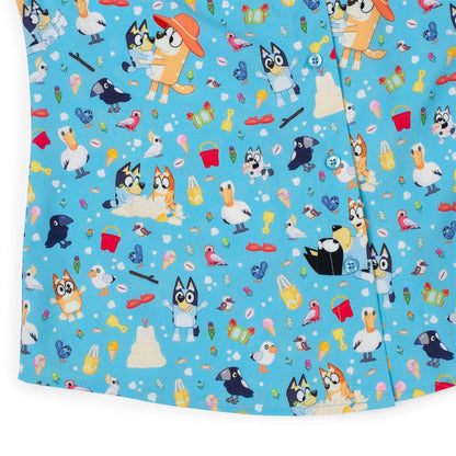 RSVLTS RSVLTS Bluey Series 2 "Beach Day" _  Women's KUNUFLEX Short Sleeve Shirt