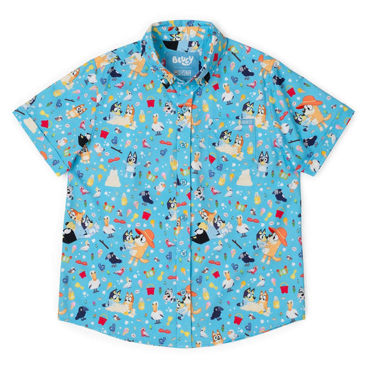 Bluey "Beach Day"_ Youth KUNUFLEX Short Sleeve Shirt RSVLTS