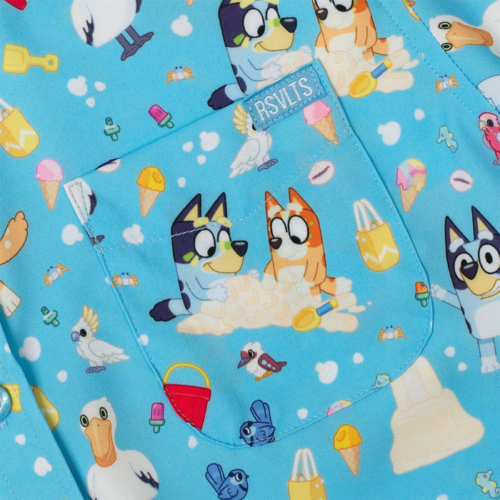 Bluey "Beach Day"_ Youth KUNUFLEX Short Sleeve Shirt RSVLTS