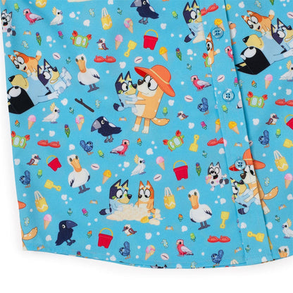 Bluey "Beach Day"_ Youth KUNUFLEX Short Sleeve Shirt RSVLTS