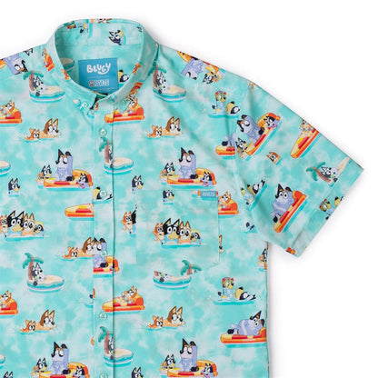 Bluey "Everybody in the Pool" – KUNUFLEX Short Sleeve Shirt