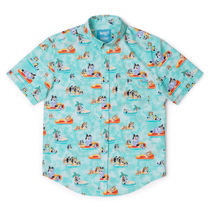Bluey "Everybody in the Pool" – KUNUFLEX Short Sleeve Shirt