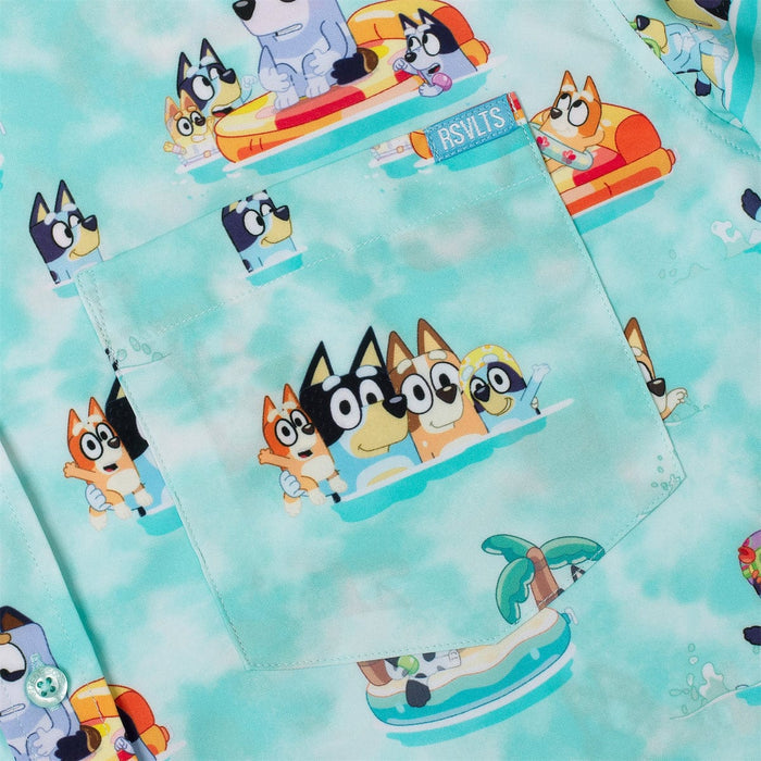 Bluey "Everybody in the Pool" – KUNUFLEX Short Sleeve Shirt