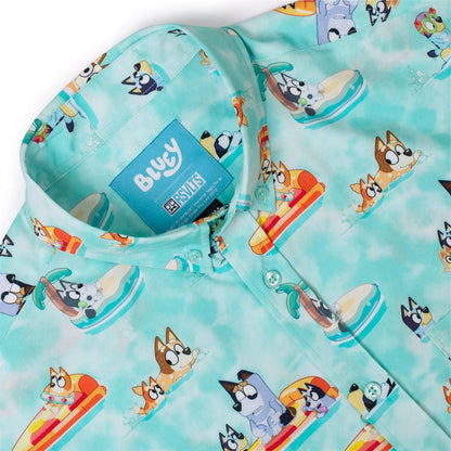 Bluey "Everybody in the Pool" – KUNUFLEX Short Sleeve Shirt