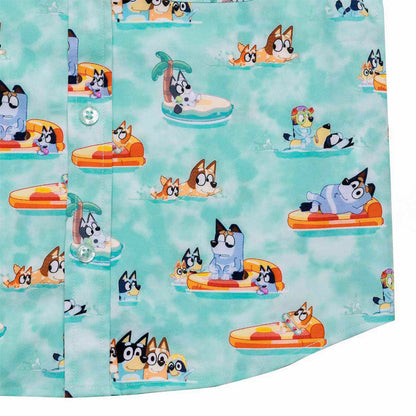 Bluey "Everybody in the Pool" – Preschooler KUNUFLEX Short Sleeve Shirt