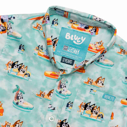 Bluey "Everybody in the Pool" – Preschooler KUNUFLEX Short Sleeve Shirt