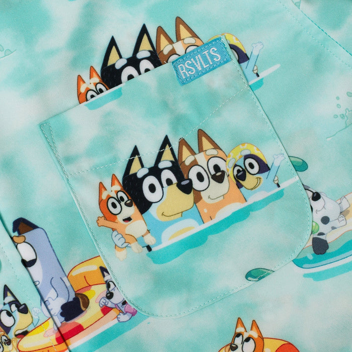 Bluey "Pool Party" _ Youth KUNUFLEX Short Sleeve Shirt