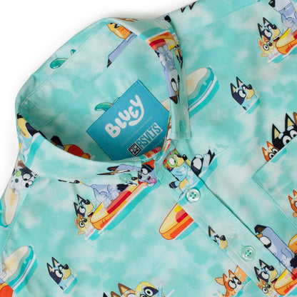 Bluey "Pool Party" _ Youth KUNUFLEX Short Sleeve Shirt