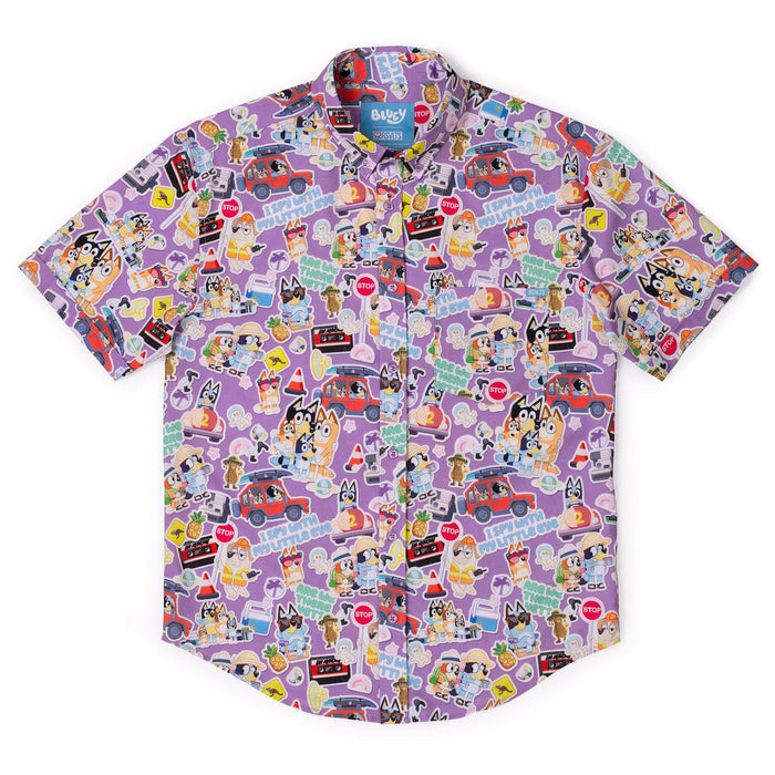 Bluey "Road Trip"_ KUNUFLEX Short Sleeve Shirt
