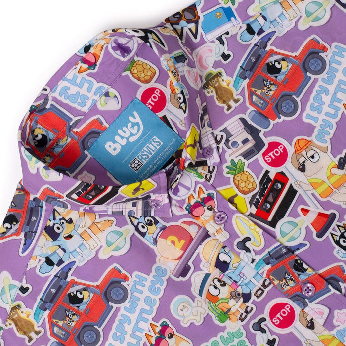 Bluey "Road Trip"_ KUNUFLEX Short Sleeve Shirt
