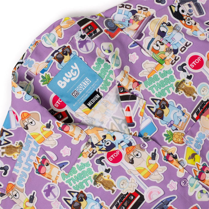 Bluey "Road Trip" _ Women's KUNUFLEX Short Sleeve Shirt