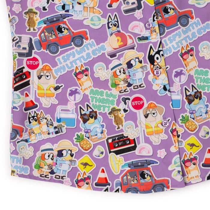 Bluey "Road Trip" _ Women's KUNUFLEX Short Sleeve Shirt