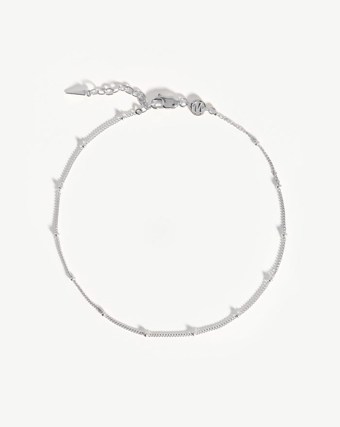 Bobble Chain Anklet | Sterling Silver Anklets Missoma