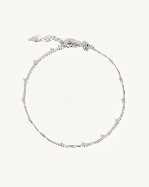Bobble Chain Anklet | Sterling Silver Anklets Missoma