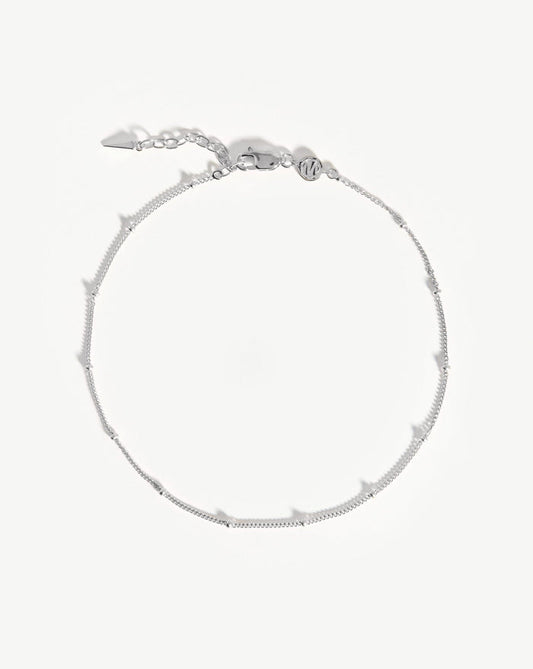 Bobble Chain Anklet | Sterling Silver Anklets Missoma