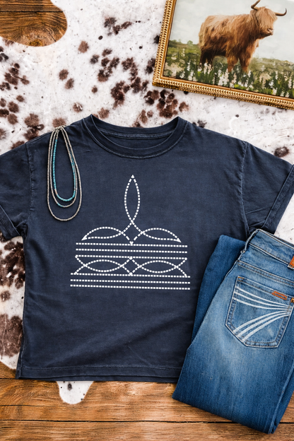 Boot Stitch Graphic Tee