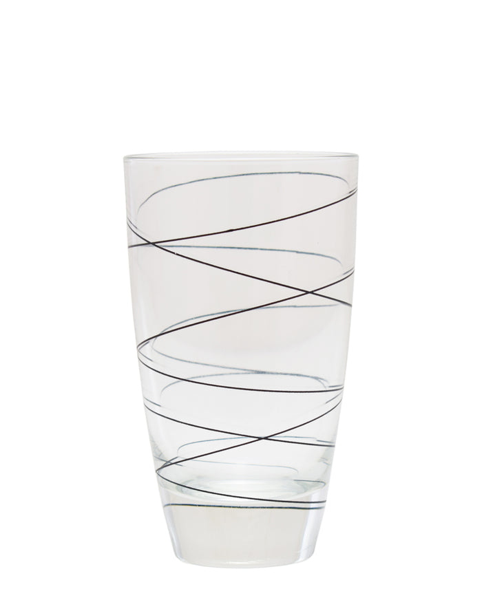 Borgonovo Alphi Helix  Hiball Tumbler - Black