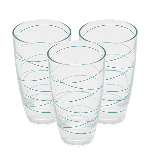 Borgonovo Alphi Helix Hiball Tumbler - Turquoise